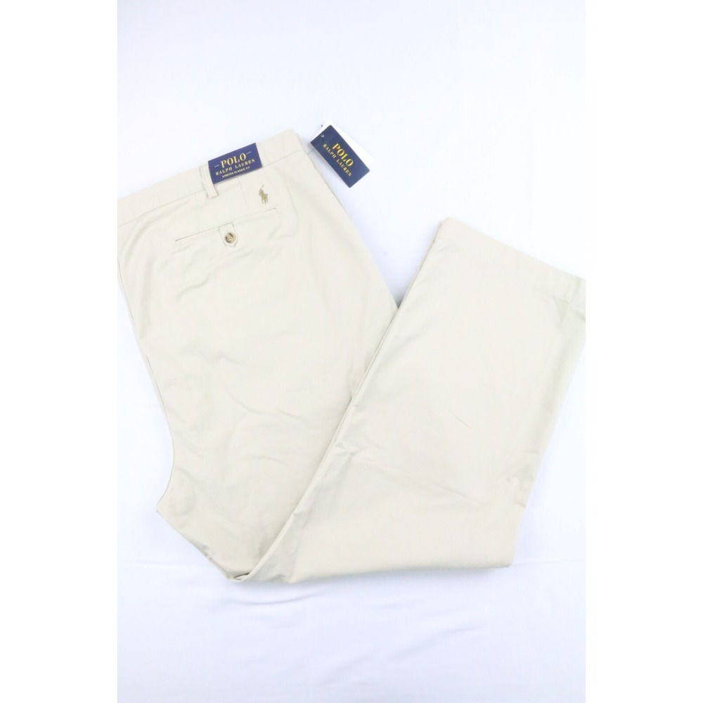 Polo Ralph Lauren Mens Core Replen Classic Straight Fit Chino Pants Beige 50Bx32